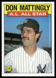 1986 Topps #712 Don Mattingly - Imagen 1 de 2