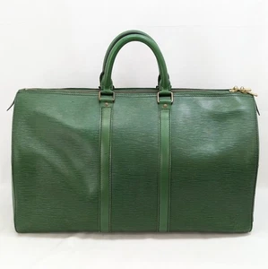 LOUIS VUITTON Epi Keepall 45 Travel Boston Bag Grün M42974 VI1910 Original LV - Bild 1 von 21