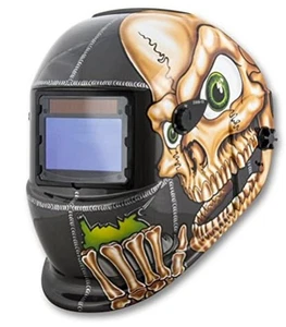 Shop Eisen solarbetriebener Schweißhelm automatische Verdunkelung 9-13 Gläserschirm - Bild 1 von 6
