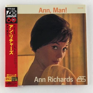 Ann Richards - Ann, Man! Japan Mini LP CD WPCR-25181 Promo Atlantic Vocal Jazz - Bild 1 von 15