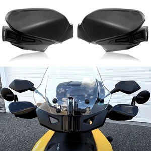 Motorcycle Handguards Bike Wind Deflector Ample Space Brake Lines Accommodation - Picture 1 of 12