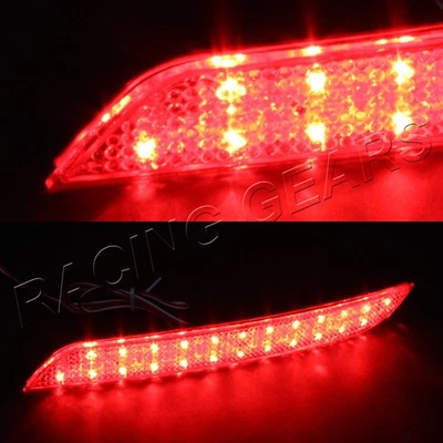 PARA BMW 320I/328I/335I/F30/F31 LENTE ROJA LED PARACHOQUES TRASERO REFLECTOR LUCES DE FRENO Foto 1 de 3