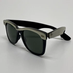 SELTENE SONNENBRILLE VINTAGE B&L 5022 RAYBAN USA 80 WAYFARER II STREET GEPFLEGT G15 WEISS - Bild 1 von 15