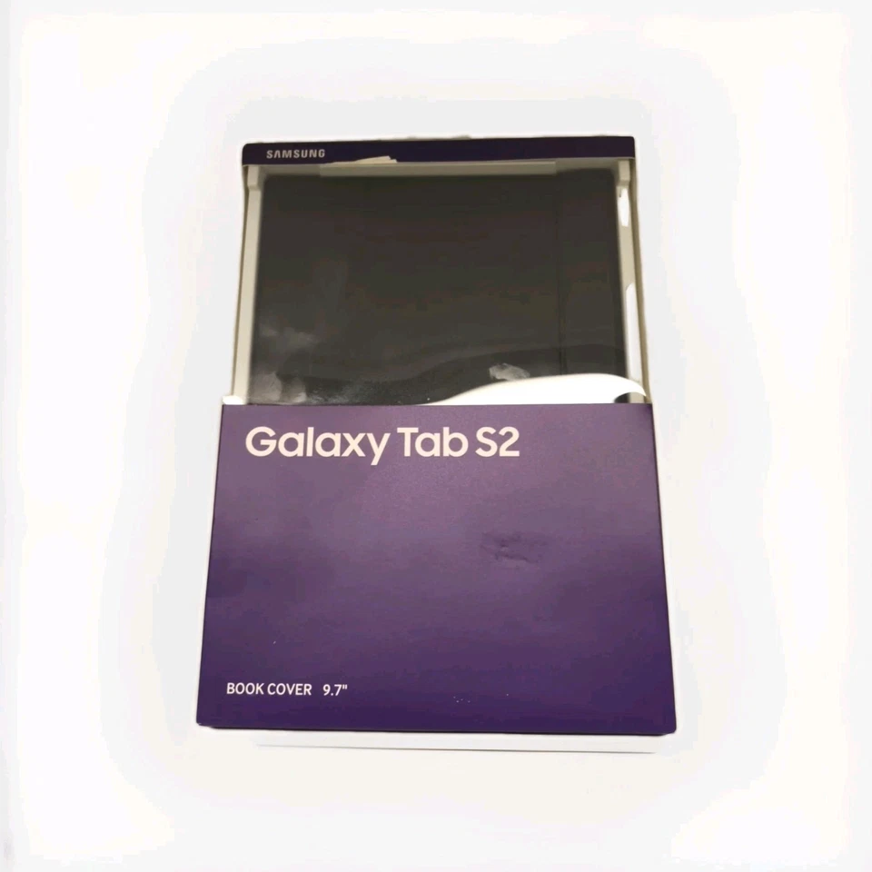 Samsung 9.7" Folio Book Cover Case With 3 Angle Standing Mode - Image 1 of 2