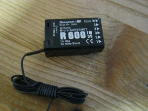 Empfänger Graupner R 600 - (35 Mhz) unheimlich klein A-Band   (2) - Bild 1 von 1