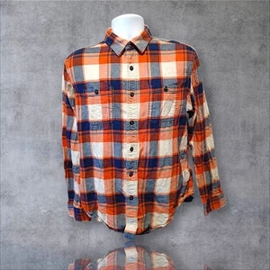 Heritage American Eagle Sz L Button Front Flannel Shirt, Multicolor Plaid. A-2 - Picture 1 of 10