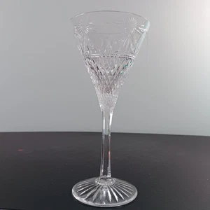 Stunning Vintage Stuart "Beaconsfield" 7 3/4" Etched Crystal Wine Glass - Picture 1 of 7
