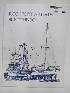 1995 Vintage Illustrated Rockport Texas Artists Sketchbook 30 Page Historical - Picture 1 of 12