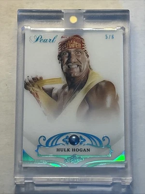 Holofoil Leaf Pearl Multi-Sport #22 Platinum Spectrum 2018-19/6 Hulk Hogan Foto 1 de 3
