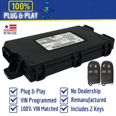 2012 Chrysler 300 RF Hub Receiver Module WIN Programmed 5026794AH - Image 1 of 4