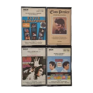 LOT OF 4 ELVIS PRESLEY Cassette Tape Albums AUST. PRESSING, RCA RECORDS - Picture 1 of 5