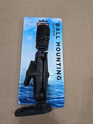 全新 Scotty #151 球安装系统 带齿轮头和轨道,黑色 — 第 1/2 张图片