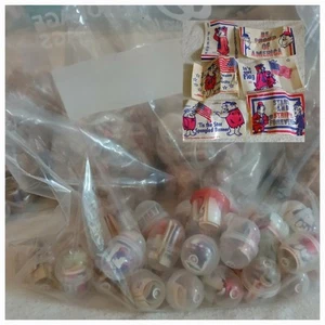 433 PATRIOTIC HANNA-BARBARA GUMBALL STICKERS - 6 Different From 1975 - Picture 1 of 3