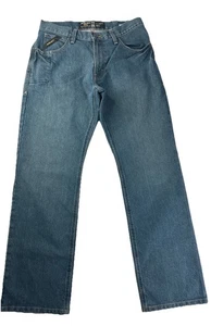 Ariat Rebar M4 Bota Relajada Hombre Jeans 30x32 Trabajo Denim Pierna Recta Azul - Imagen 1 de 8