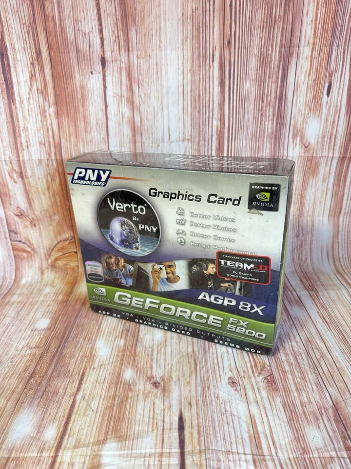 PNY NVIDIA GeForce FX 5200 - NEW - SEALED - PCI Graphics adapter - Image 1 of 2