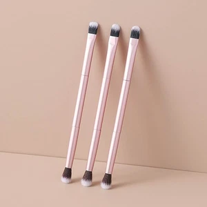 Juego de 3 brochas de maquillaje terminadas para rostro todo tipo de piel brocha cosmética para aplicación - Imagen 1 de 12