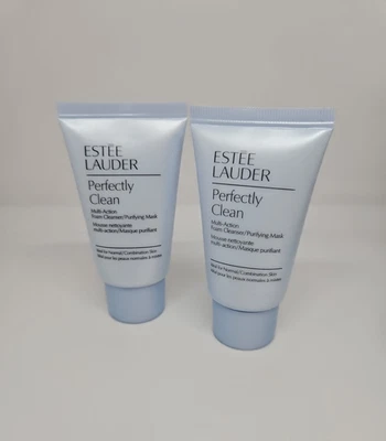 雅诗兰黛完美清洁多效泡沫洁面乳/净化面膜 1 盎司 (2 件装) — 第 1/2 张图片