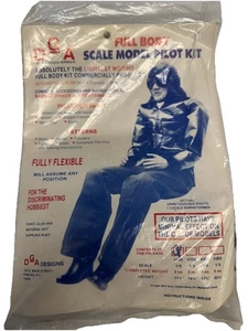 Raro pilota DGA full body vintage scala 1/6 #206 per aereo radiocomandato - Foto 1 di 3