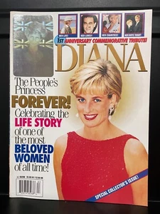 DIANA MAGAZINE. - 1st ANNIVERSARY COMMEMORATIVE TRIBUTE ! THE PEOPLE PRINCESS - Picture 1 of 3
