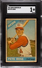 1966 Topps Venezuelan #30 Pete Rose SGC 1 - Topps Venezuela