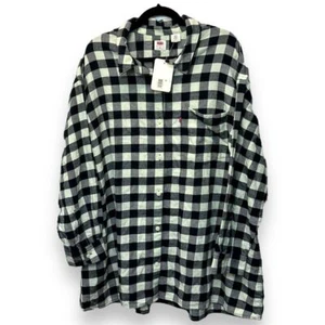 Levi's Men's Plus Size Plaid Flannel Shirt 3X Multicolor Long Sleeve Casual - Picture 1 of 8