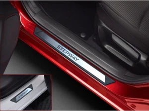 Cubiertas de moldura de umbral de puerta cromadas protector contra arañazos para Dacia Sandero STEPWAY 2012-2020 - Imagen 1 de 5