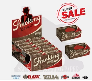 Smoking Brown Rolls King Size Slim – 24 Rotoli – Carta Non Sbiancata - Zdjęcie 1 z 1