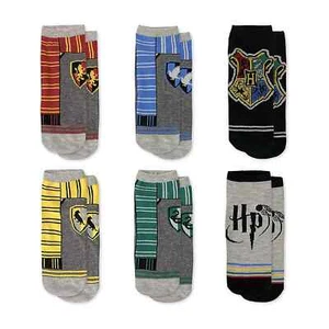 Harry Potter Griffin Low Cut Damen Socken 6er Pack Wizarding World - Bild 1 von 7