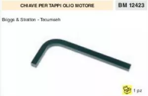 CHIAVE PER TAPPO OLIO BRIGGS & STRATTON TECUMSEH attrezzo smontaggio tappo olio - Imagen 1 de 1