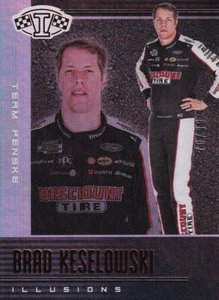 Panini 2020 Chronicles Brad Keselowski #4 70/99 Illusions Red Parallel Card - Bild 1 von 2