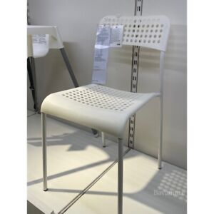 IKEA ADDE Chair, White steel Durable BRAND NEW-