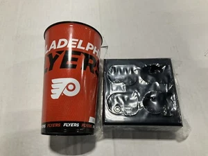PHILADELPHIA FLYERS 2022-2023 SOUVENIR CUP & Ice Cube Mold Tray 3/1/23 SGA - Picture 1 of 5
