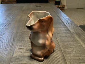 ROYAL BAYREUTH Dachshund Dog Creamer 4 Inch Cream Pitcher - Picture 1 of 11