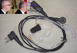 Écouteur casque micro surveillance radio bidirectionnelle talkie-walkie