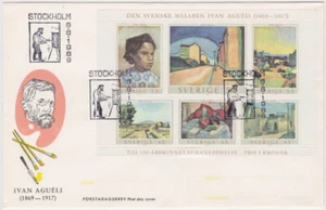 Sweden FDC 1969, Ivan Aguéli, Art Painter, Excellent - Picture 1 of 1