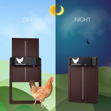 Automatic Chicken Coop Door Opener Light Sensor Control Auto Pet Door