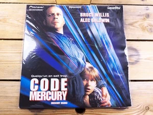 Code Mercury VF PAL LASERDISC LD Bruce Willis Alec Baldwin 1998 - Picture 1 of 1