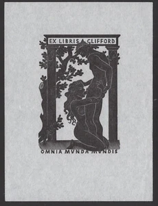 19)Nr.081,EXLIBRIS,Ex Libris, Booklplate, Mark F. Severin, Erotik / erotic - Bild 1 von 1