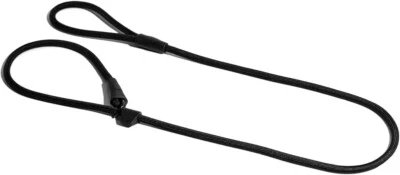 Zee.Dog | Correa para perro de entrenamiento negra sin cordones Gotham | Cuerda deslizante para perro | 2 en 1 Foto 1 de 4