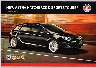 Vauxhall Astra Hatchback & Sports Tourer 2011-12 UK Market Sales Brochure  - Image 1 of 2