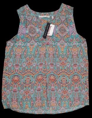 Фиолетовый + Claire женщин средний без рукавов Топ пейсли печать многоцветный с ярлыками - Изображение 1 из 4