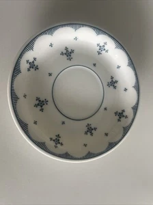 Thomas Bavaria Porzellan Strohblume Weiß Blau GROẞE Untertasse 16 Cm - Bild 1 von 6