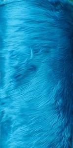 Faux Fur Shaggy Turquoise 60" Wide Fabric BY THE YARD - Picture 1 of 1