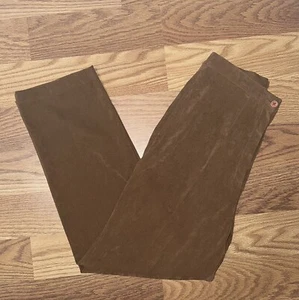 Vintage Unbranded Womens Pants High Rise Trouser Very Soft Brown Sz 29” - Picture 1 of 6