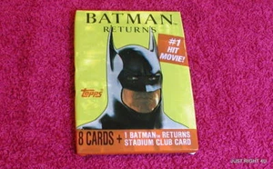 Topps 1991 (Batman Returns) {CINCO} PAQUETES SELLADOS DE OCHO CARTAS (Quedan 6 juegos) - Imagen 1 de 2