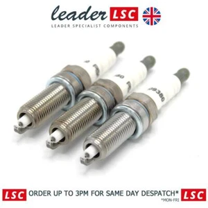 Set of 3 Spark Plugs Peugeot 208 Mk1 2012 to 2018 1654509380 GENUINE NEW 1.0 1.2 - Picture 1 of 12