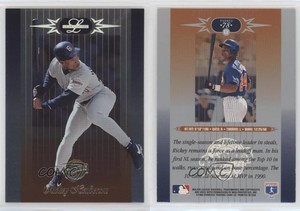 1996 Leaf Limited Rickey Henderson #78 HOF
