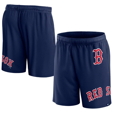Men's Fanatics Branded  Navy Boston Red Sox Clincher Mesh Shorts Cover