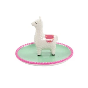 Plato de baratija Sass & Belle Lima llama - Imagen 1 de 3