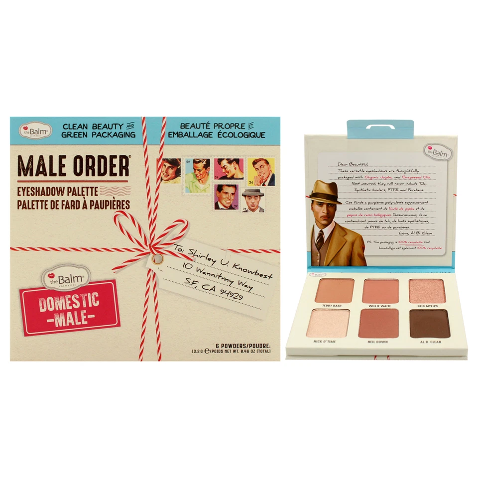 theBalm Male Order Domestic Male Eyeshadow Palette 13.2g